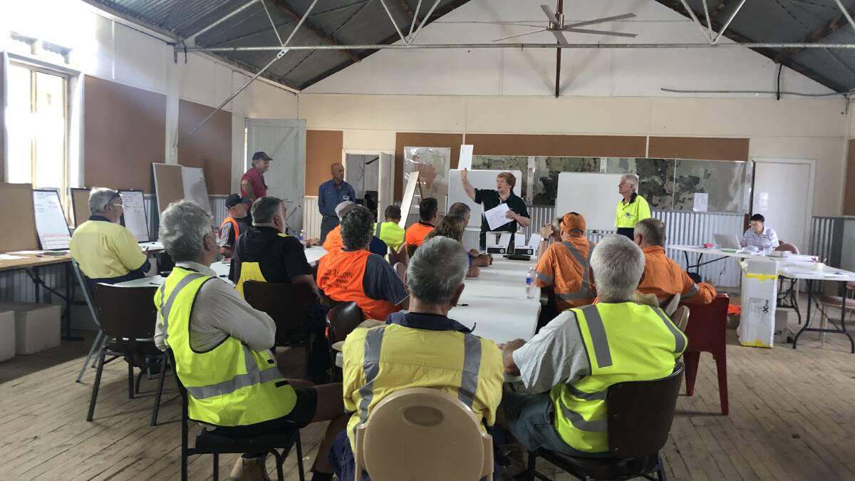 BlazeAid camp coordinator training underway in Adelong. BlazeAid currently has volunteers working out of 11 camps with more set to open in coming weeks and months.