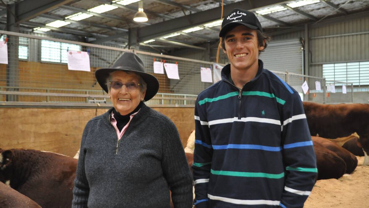 Kathleen and Ben McIntosh, Yackandandah, Victoria were one of the volume buyers at the Hereford National sale.