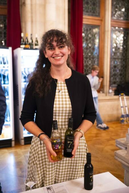Gianna Fiumara was on hand in Vienna to accept the award on behalf of Lillypilly Wines recently. Picture supplied 