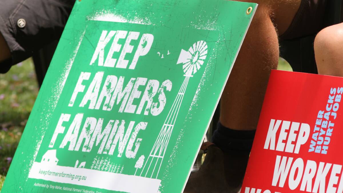 The message from the MIA to keep farmers farming appears to have been ignored by the federal parliament. Picture by Talia Pattison 