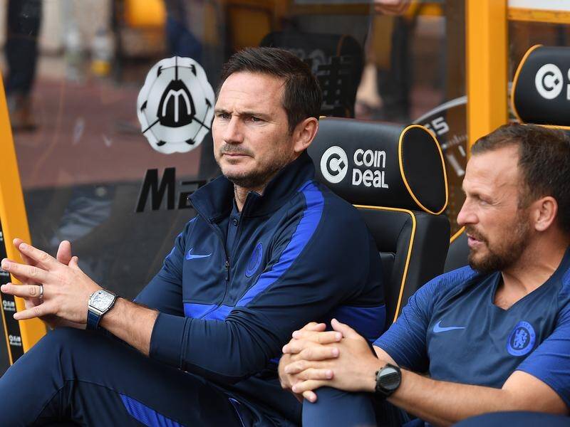 Chelsea manager Frank Lampard (l) is looking forward to his first ECL match as Chelsea manager.