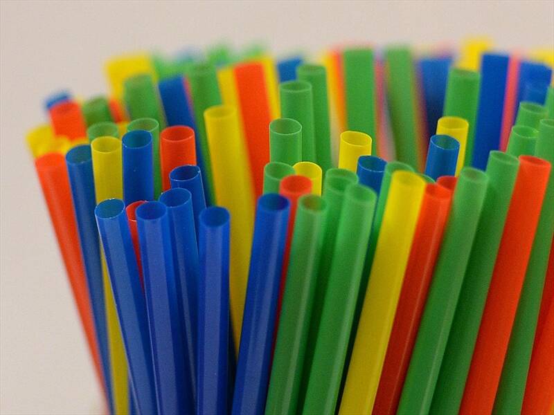 Plastic straws may be banned for use in England in a year's time after consultations are completed.