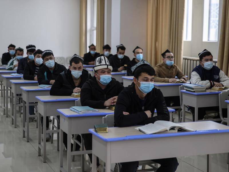 Beijing insists camps in Xinjiang are providing vocational training to combat religious extremism.
