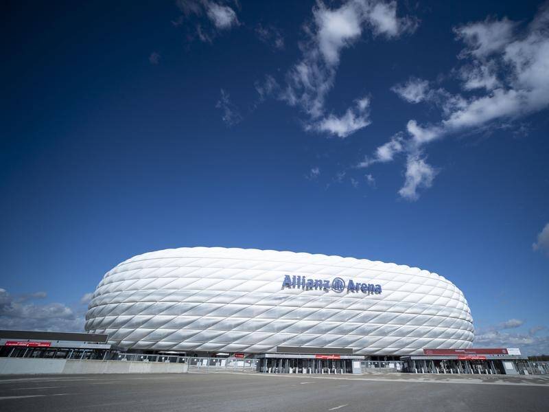 The Allianz Arena will host the Bundesliga season opener on Friday with no fans in attendance.