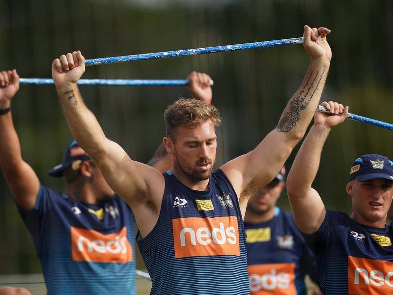 Bryce Cartwright's anti-vaccine stance could cost him a place in the Gold Coast starting line-up.