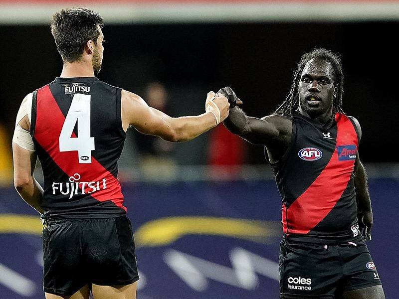 Essendon's Anthony McDonald-Tipungwuti has struggled for goals amid a growing injury list.