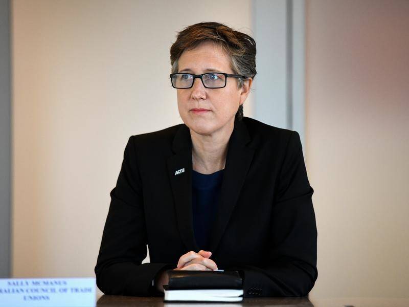 Sally McManus says an attack on workplace rights is at odds with the coronavirus working group.