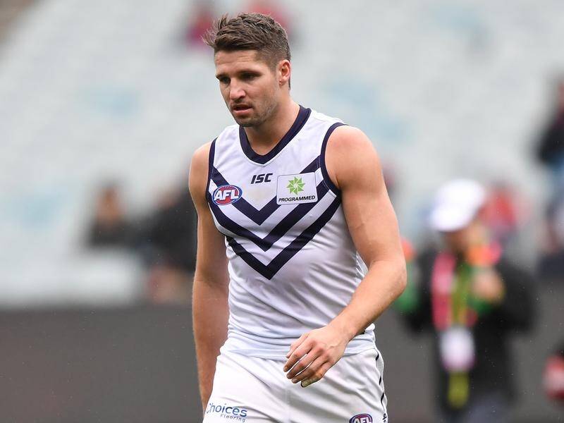 Jesse Hogan is hoping to join the Fremantle squad flying to Queensland for the AFL season restart.