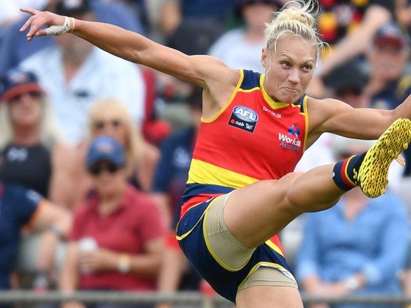 Erin Phillips is standing down as skipper of the Adelaide Crows.