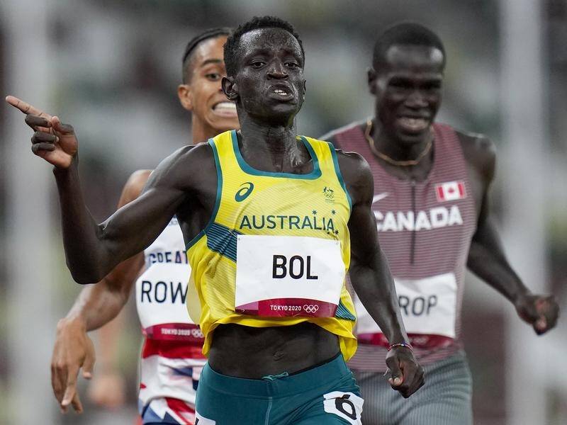 Australia's Peter Bol has stormed into the men's 800m final in Tokyo by winning his semi.