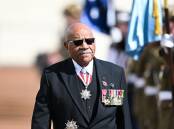 Fiji PM Sitiveni Rabuka says he was "uncomfortable" with the policing agreement with China. (Lukas Coch/AAP PHOTOS)
