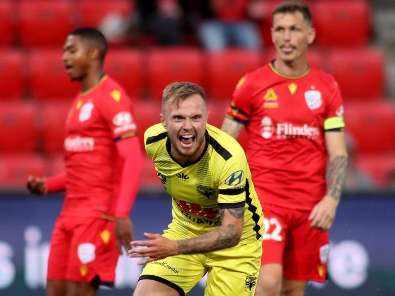 Englishman David Ball scored his first A-League goal with the opener against Adelaide United.