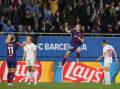 Goalscorer Aitana Bonmati helped Barcelona defeat Brann to reach the WCL semi-final. (EPA PHOTO)