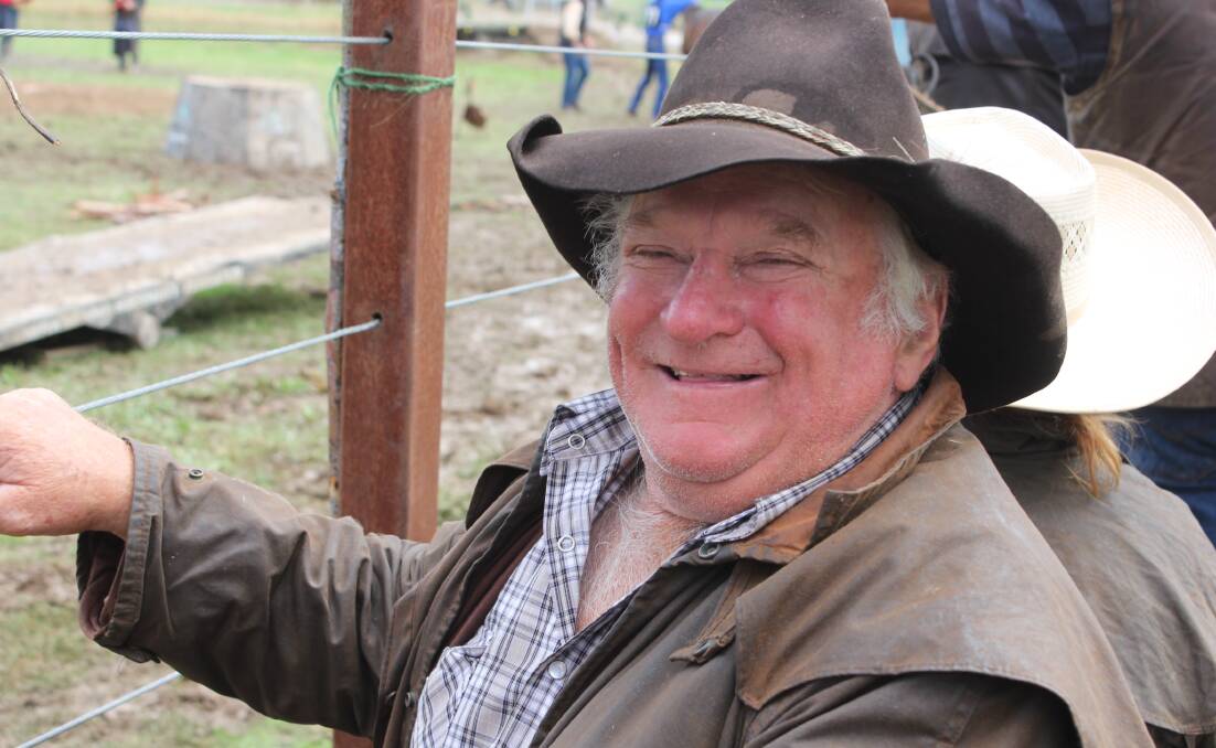 Terry Hillier from Illabo is all smiles after his stallion Knight's Top That won The Man From Snowy River Challenge.
