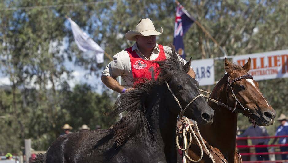 Tooma's Scott Bandy wins the 2014 Man From Snowy River Challenge. Pictures: Mark Whitehead